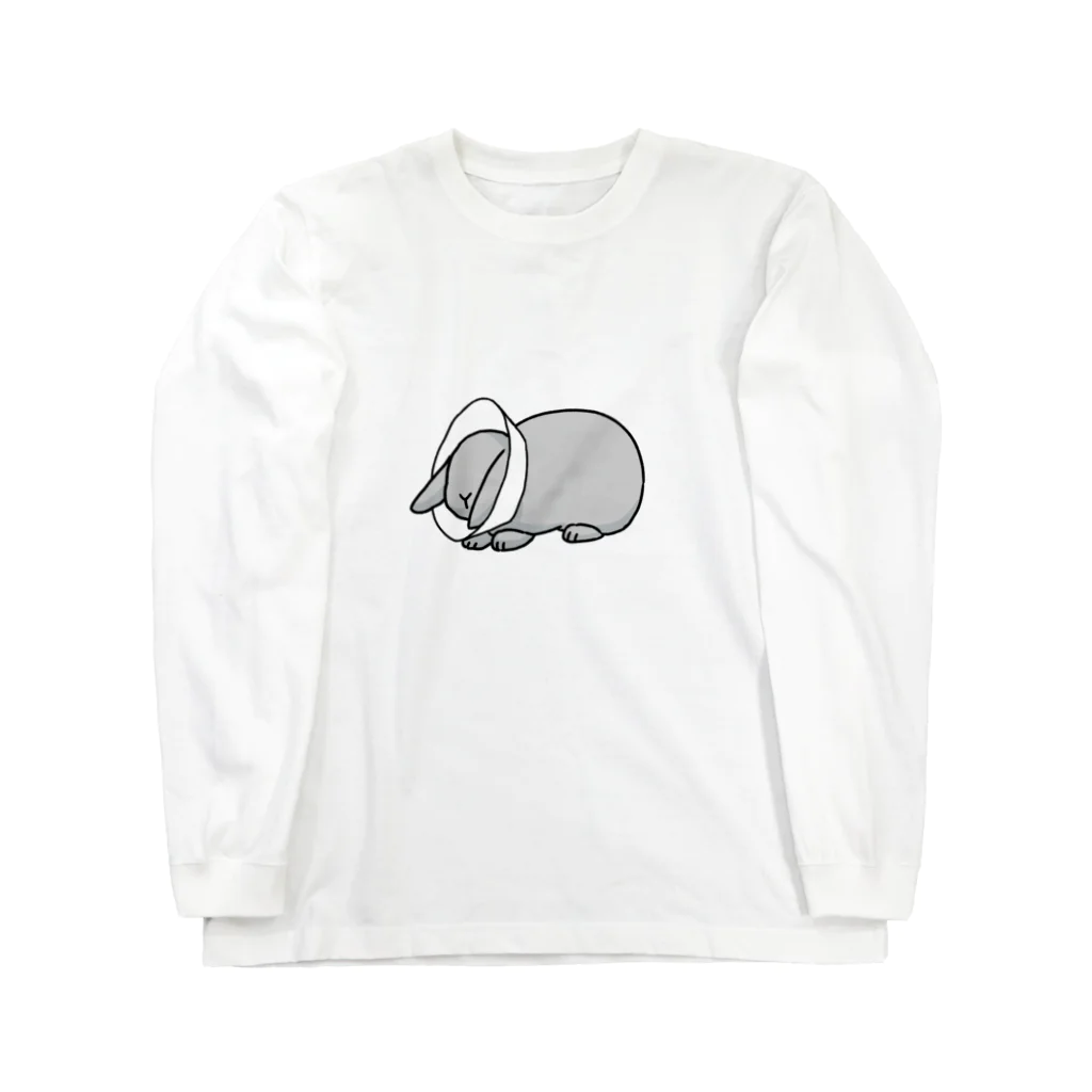 ふくはな工房のカラーで視界が狭いロップイヤーのカラフルカラー Long Sleeve T-Shirt