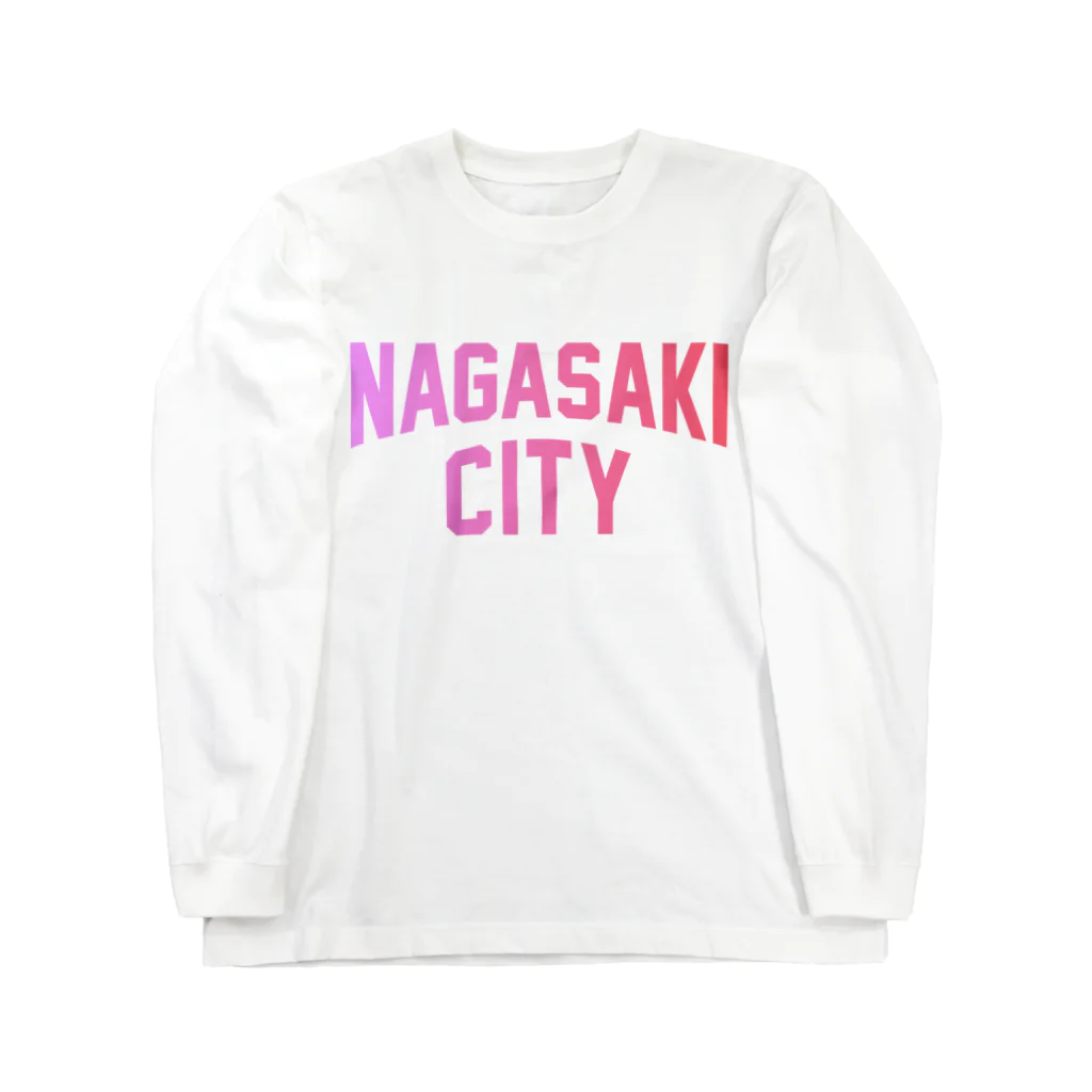 JIMOTO Wear Local Japanの長崎市 NAGASAKI CITY ロングスリーブTシャツ