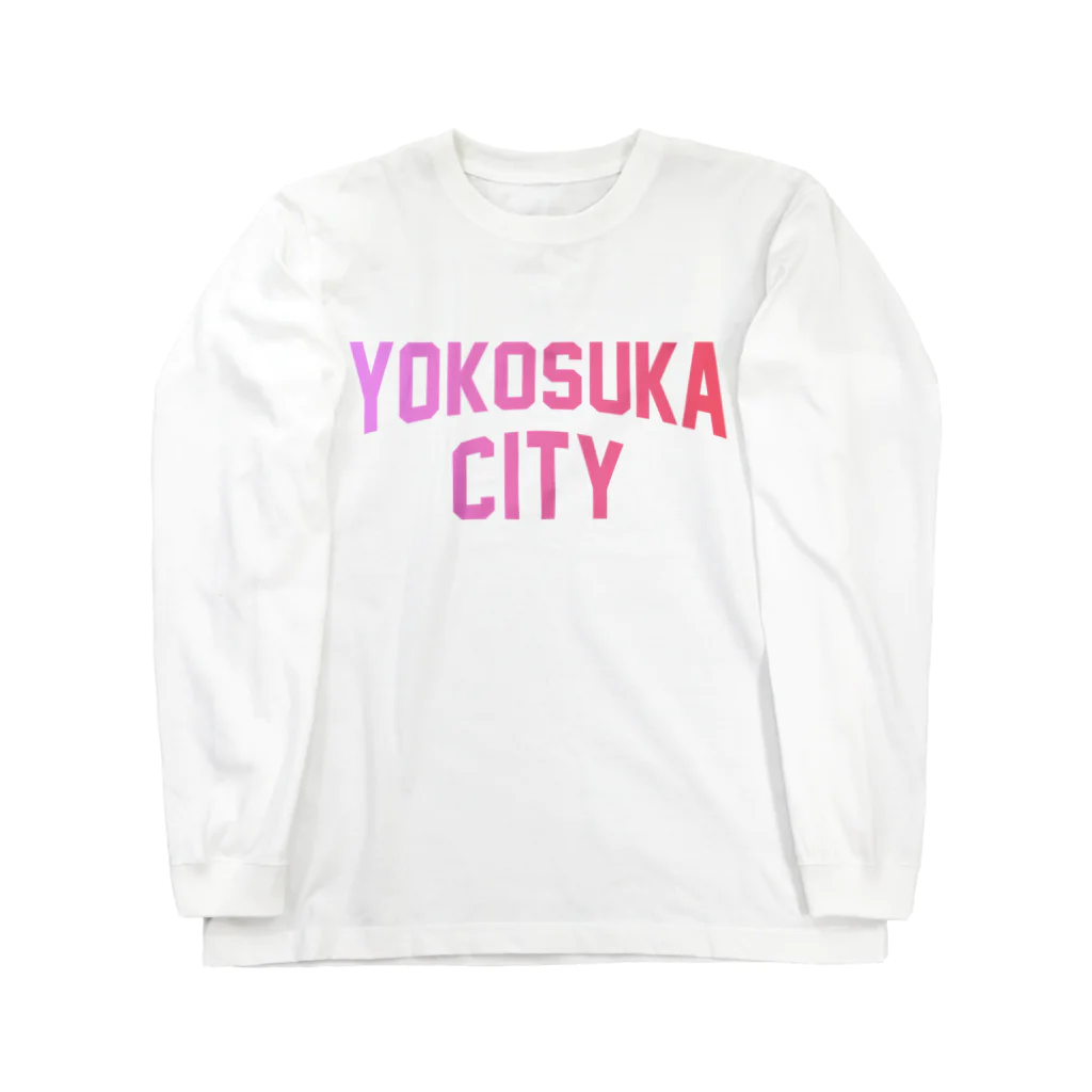 JIMOTO Wear Local Japanの横須賀市 YOKOSUKA CITY Long Sleeve T-Shirt