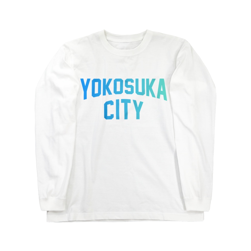 JIMOTO Wear Local Japanの横須賀市 YOKOSUKA CITY Long Sleeve T-Shirt