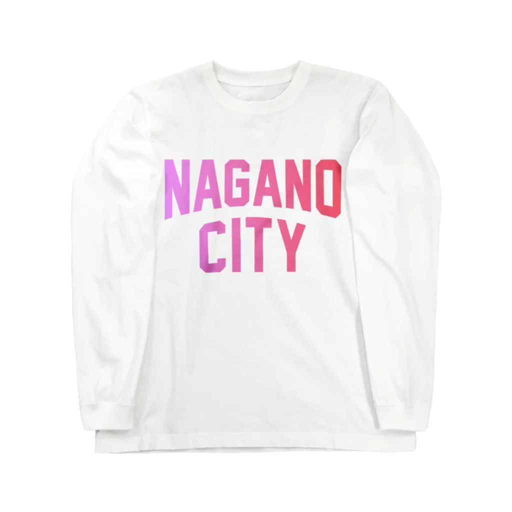 JIMOTO Wear Local Japanの長野市 NAGANO CITY ロングスリーブTシャツ