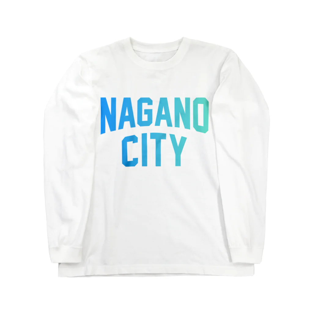 JIMOTO Wear Local Japanの長野市 NAGANO CITY Long Sleeve T-Shirt