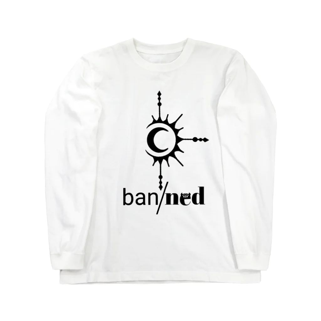 bannedのbanned  SUN＆MOON Long Sleeve T-Shirt