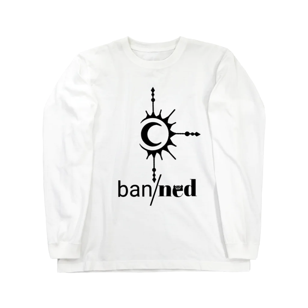 bannedのbanned  SUN＆MOON ロングスリーブTシャツ