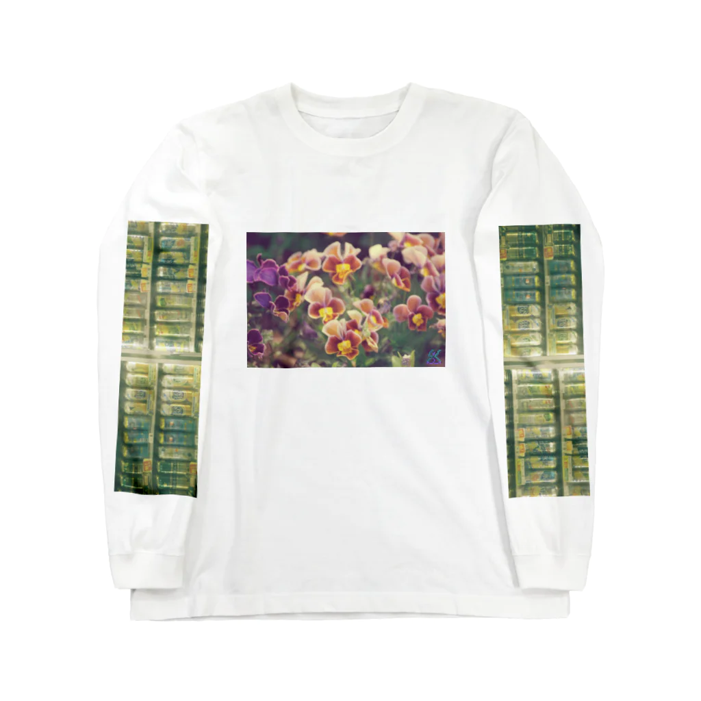 KST Kaede s TieriaのKST 淡色レトロ Long Sleeve T-Shirt