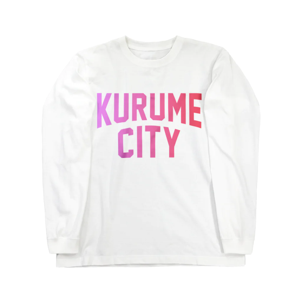 JIMOTO Wear Local Japanの久留米市 KURUME CITY ロングスリーブTシャツ