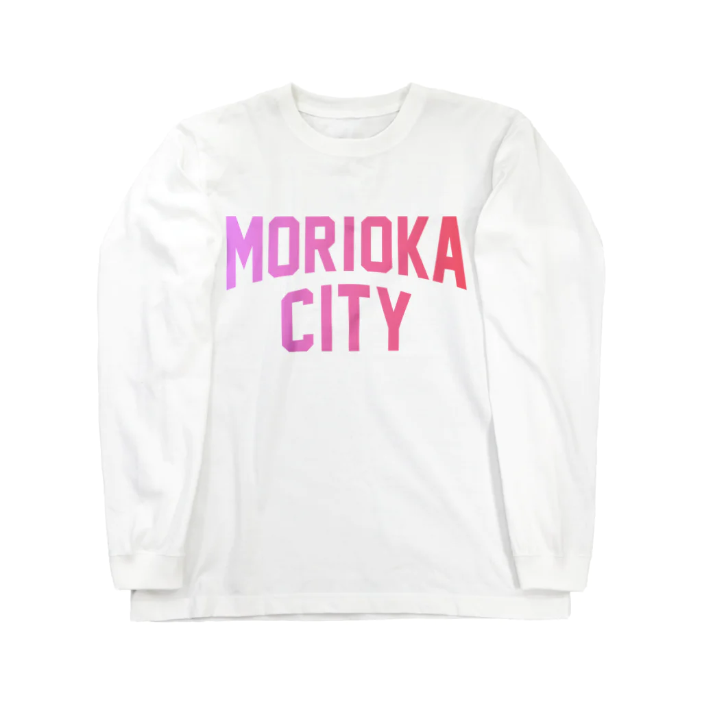 JIMOTO Wear Local Japanの盛岡市 MORIOKA CITY Long Sleeve T-Shirt