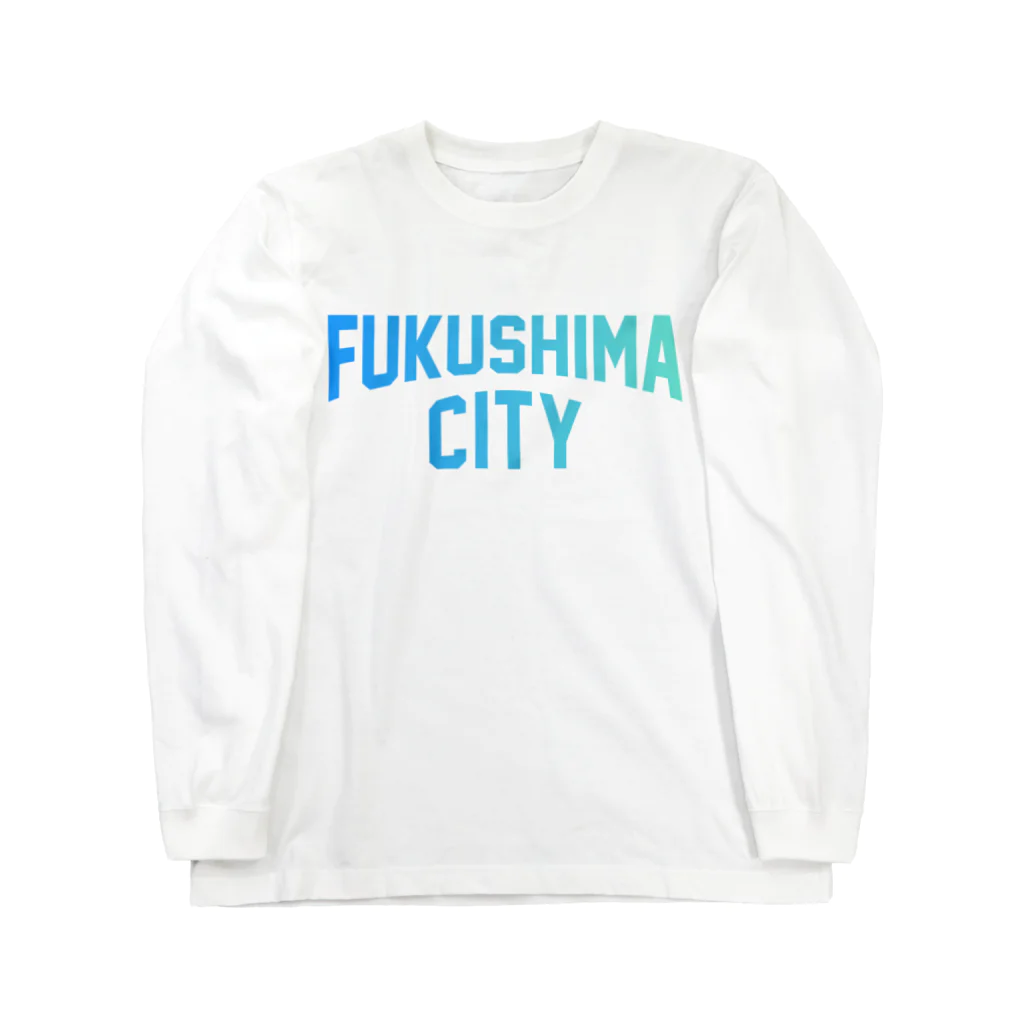 JIMOTO Wear Local Japanの福島市 FUKUSHIMA CITY ロングスリーブTシャツ