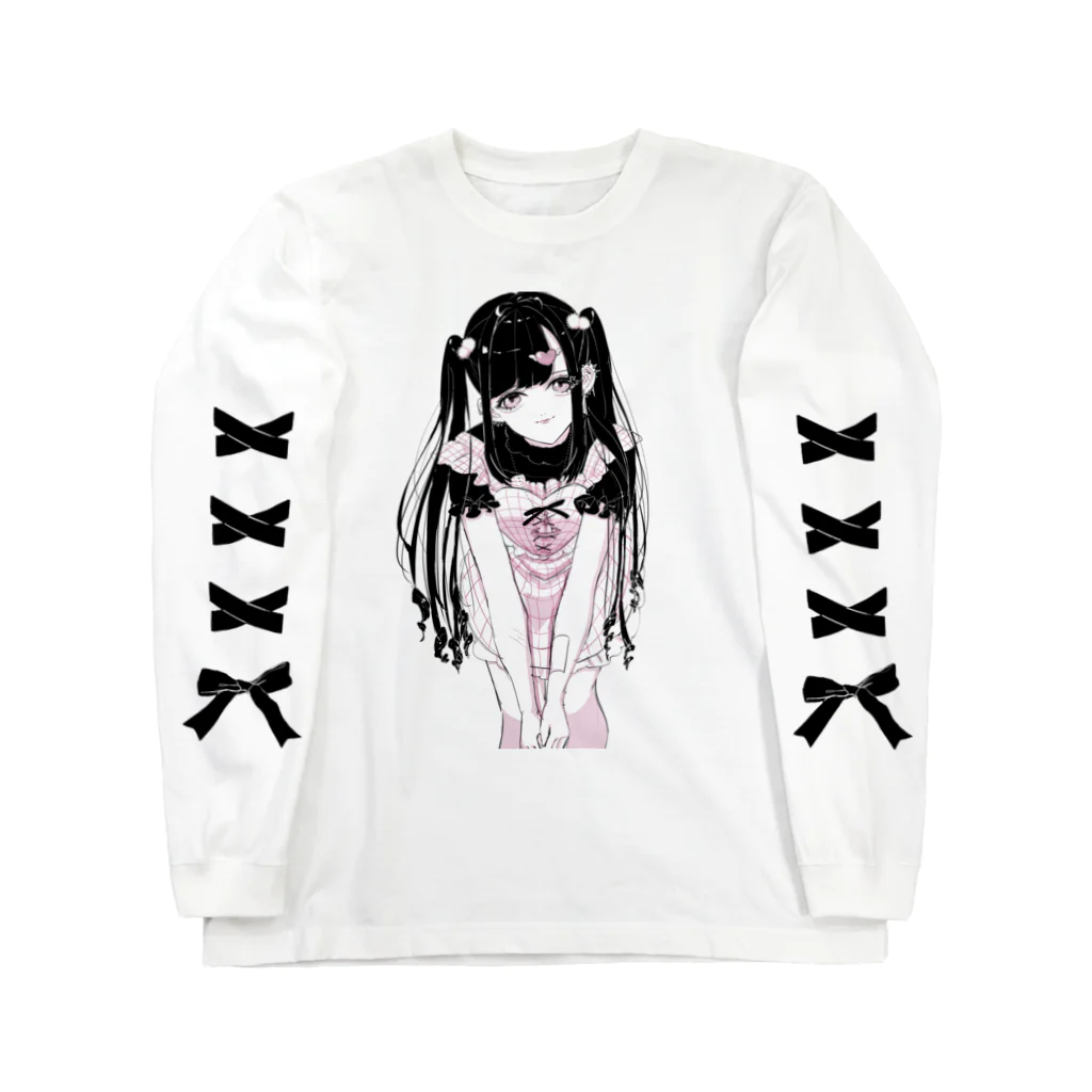 ʚ蚕ちゃんɞ  の絶対に気をつけた方がいい女 Long Sleeve T-Shirt