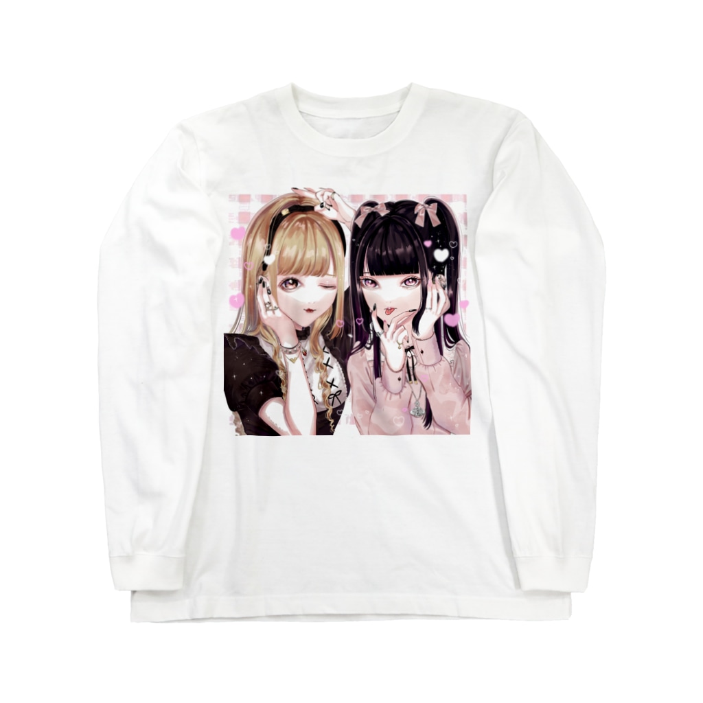 ʚ蚕ちゃんɞ  のそこらの地雷と一緒にされるのはごめんだよう💔 Long Sleeve T-Shirt