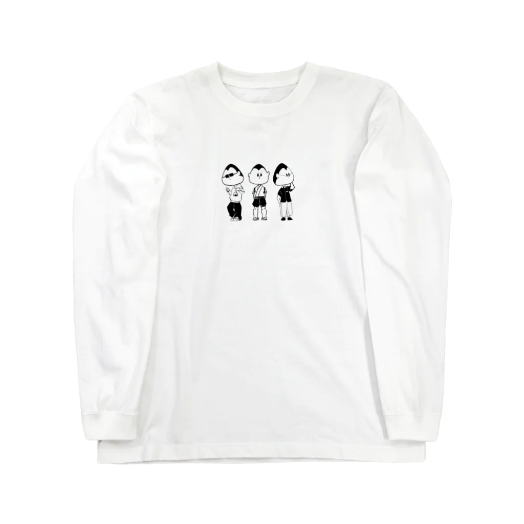 摂氏のおにぎりスタイル Long Sleeve T-Shirt