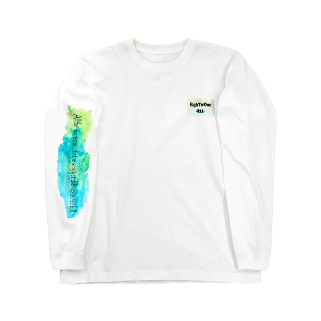 ストリートファッションはEighTwOne-821-(えいとぅーわん はちにーいち)のサーフプリントT Long Sleeve T-Shirt