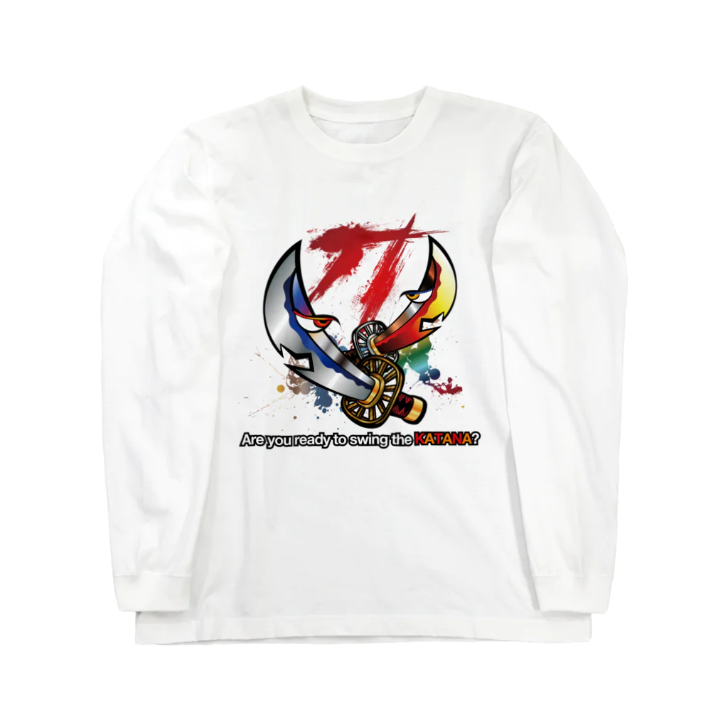 バイクは楽しいのカタナを振るう準備はできてる？ Long Sleeve T-Shirt