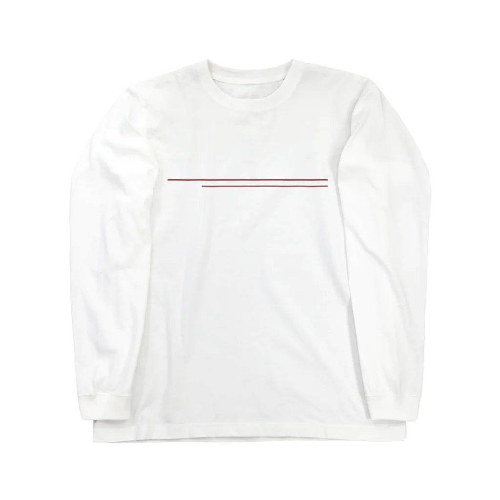 KENZのシンプルライン　ブラウン Long Sleeve T-Shirt