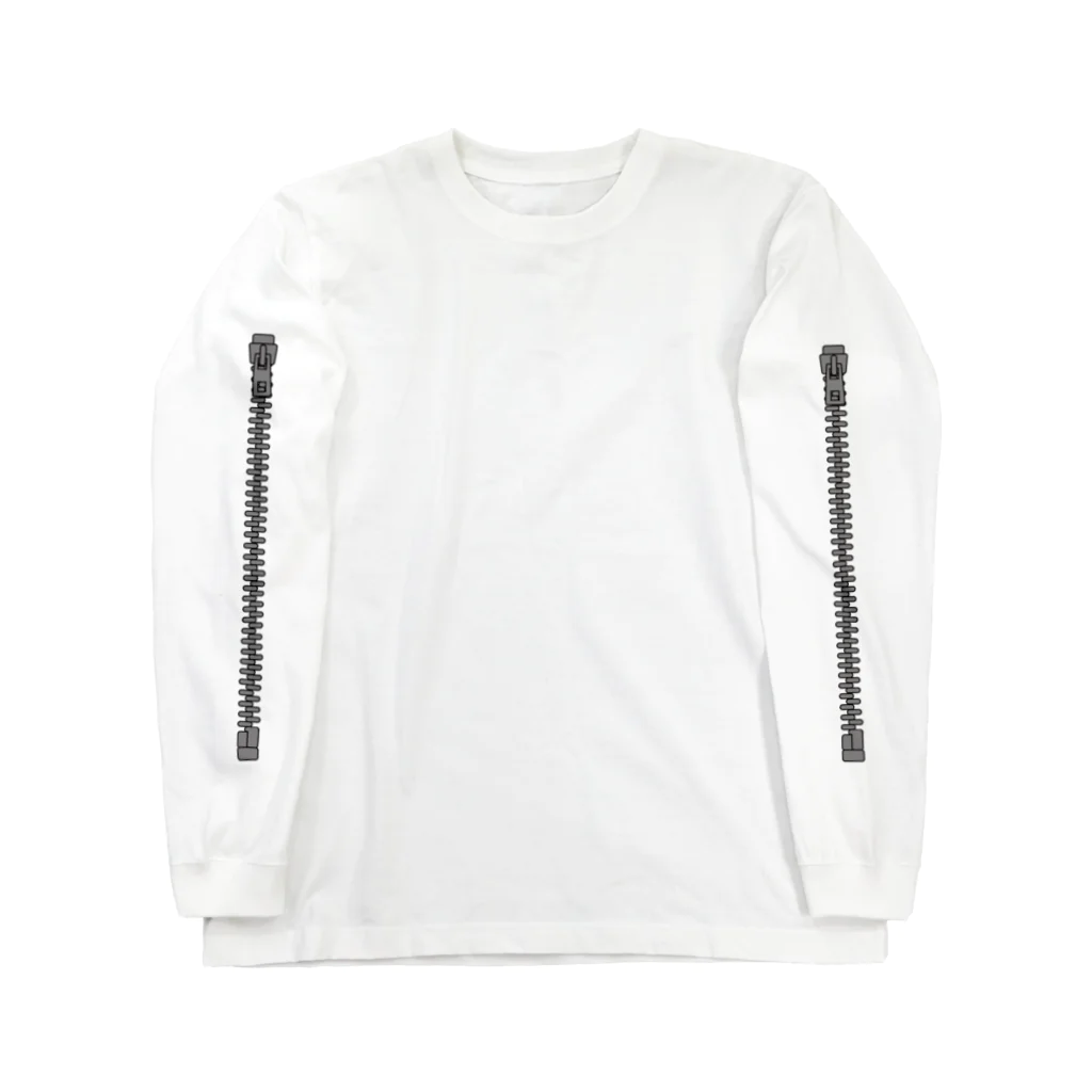 兎猫庵のファスナー Long Sleeve T-Shirt