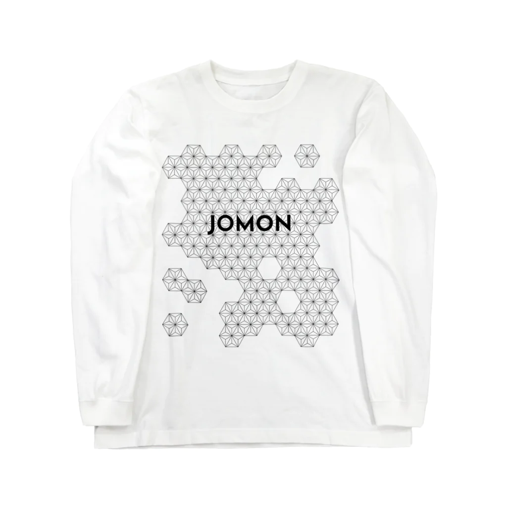 JOMONのJOMON ASANOHA PATTERN 롱 슬리브 티셔츠