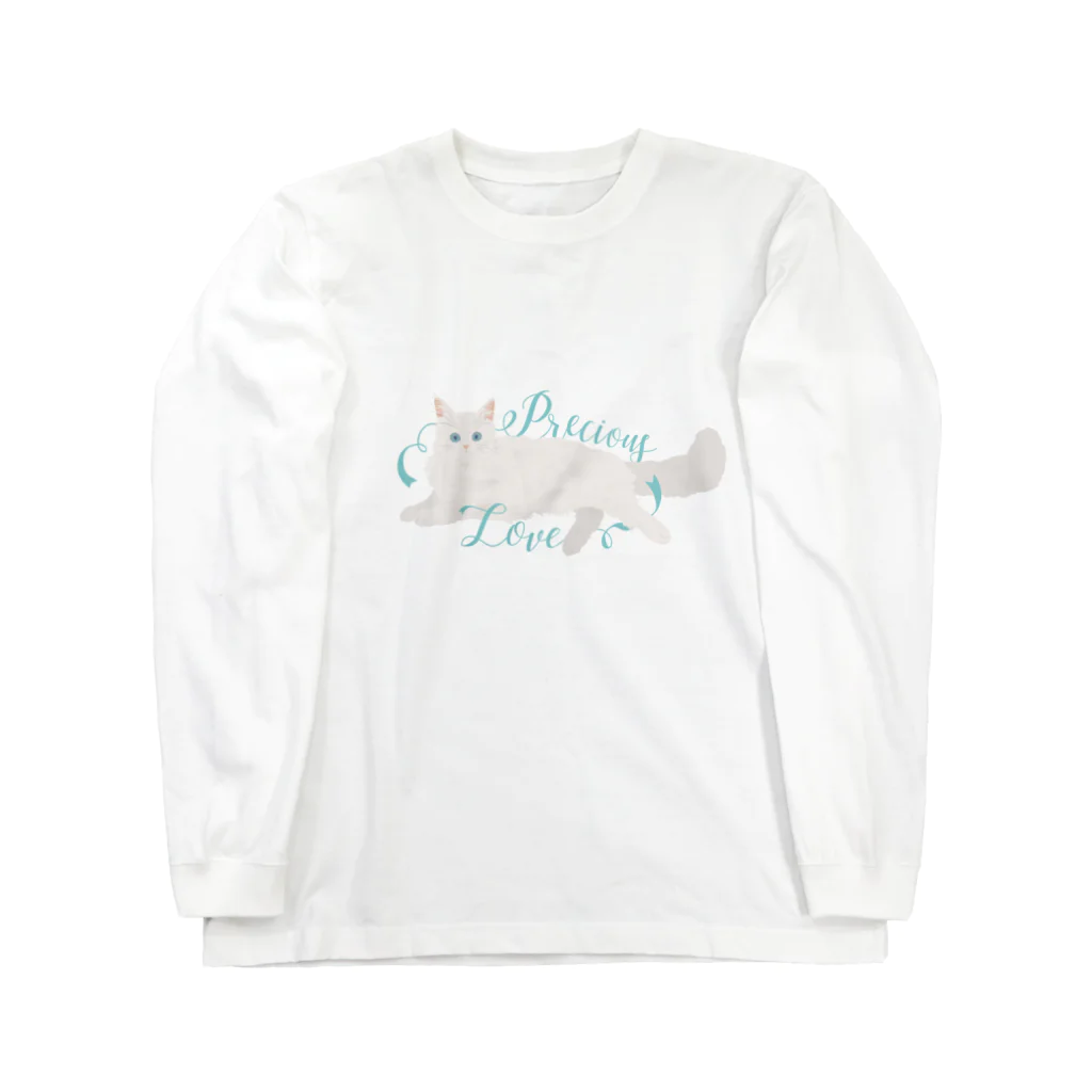 ミウラとみやこ🐱FIP闘病中の寵愛のお姫さま Long Sleeve T-Shirt