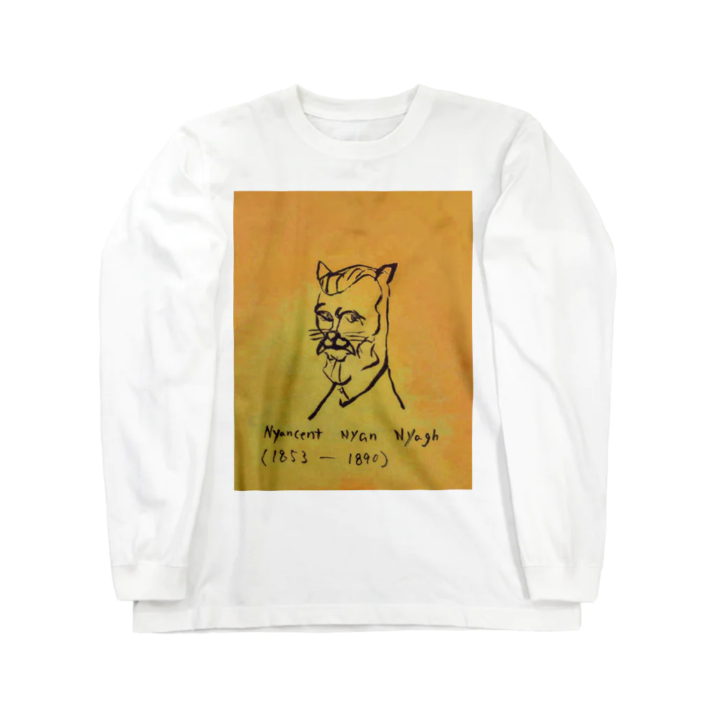 Necoya のNyancent Nyan Nyagh Long Sleeve T-Shirt