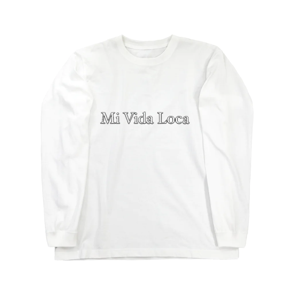 Mi Vida Locaのmividalocaロゴ ロングスリーブTシャツ