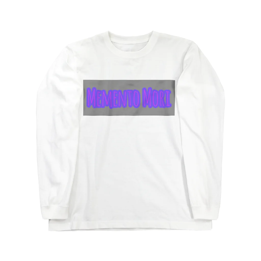 Mi Vida Locaのメメント・モリ ロゴ プリント ビックシルエットT Long Sleeve T-Shirt