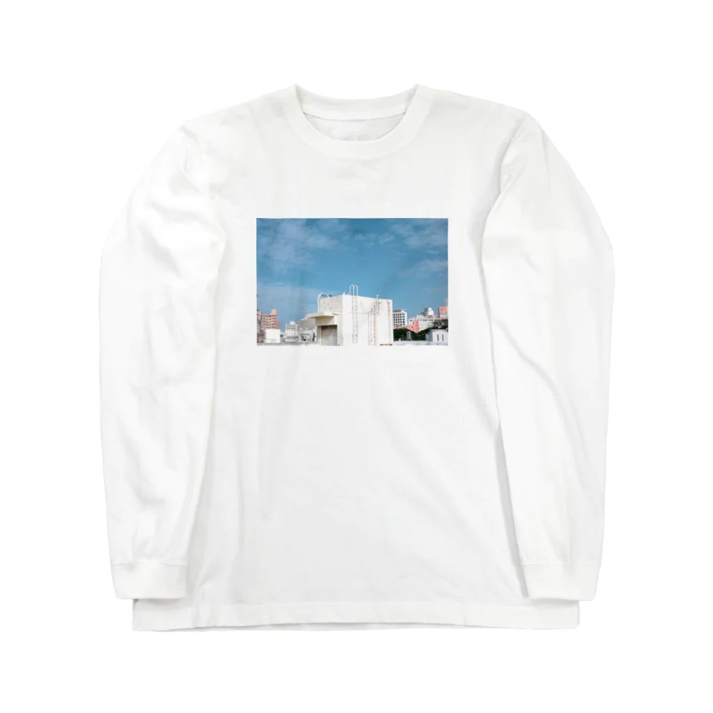 clearfishの沖縄の青空 ロングスリーブTシャツ