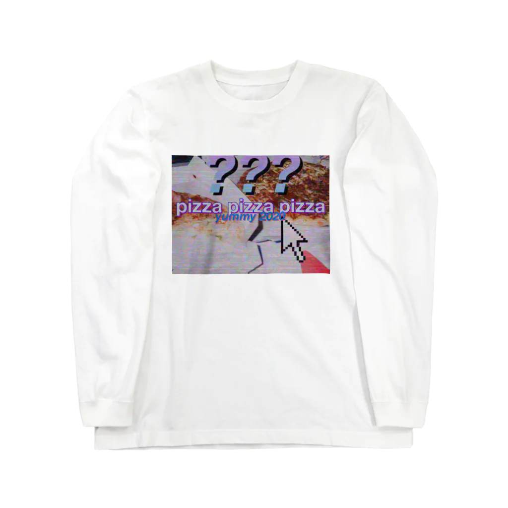 社畜でポンのpizza Long Sleeve T-Shirt