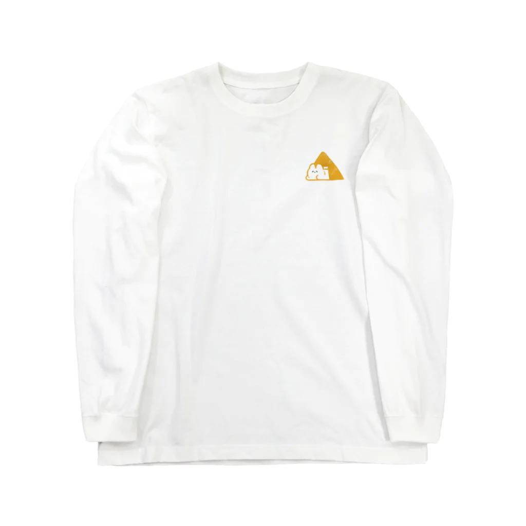 pupuku(ぷぷく)のテント泊するうさぎ⛺️(黄) Long Sleeve T-Shirt