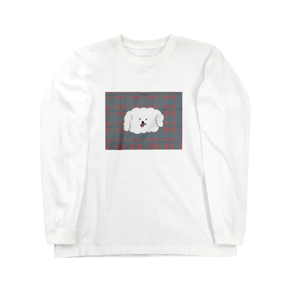 さんさんのもこもこわんこ Long Sleeve T-Shirt