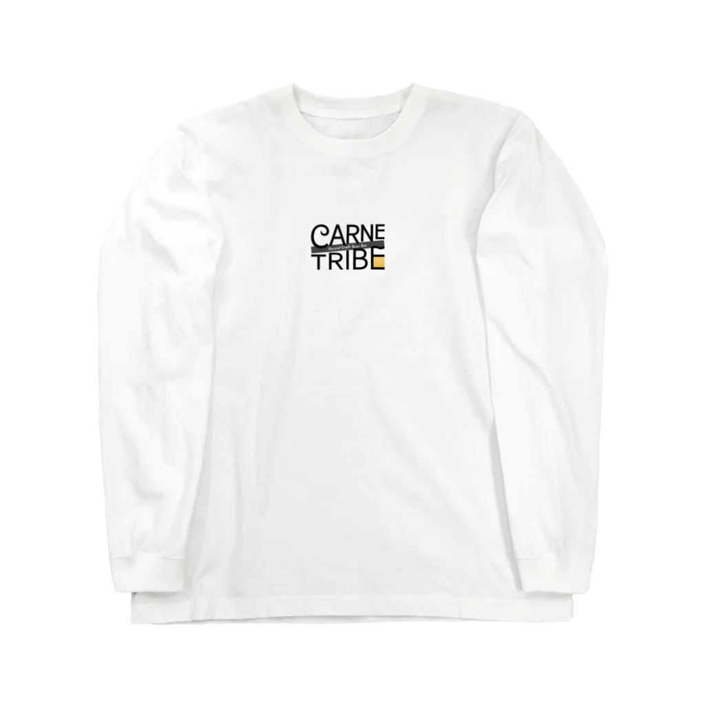CarneTribe second カルネトライブセカンドクラフトビアバーのCarneTribe カラーロゴ ロングTシャツ ロングスリーブTシャツ
