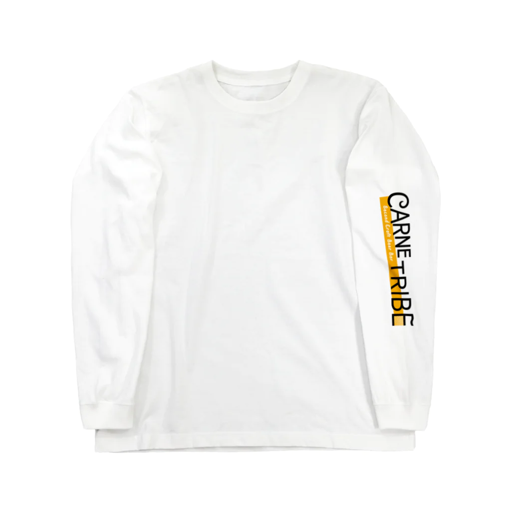 CarneTribe second カルネトライブセカンドクラフトビアバーのCarneTribe カラーロゴ袖 ロングTシャツ Long Sleeve T-Shirt