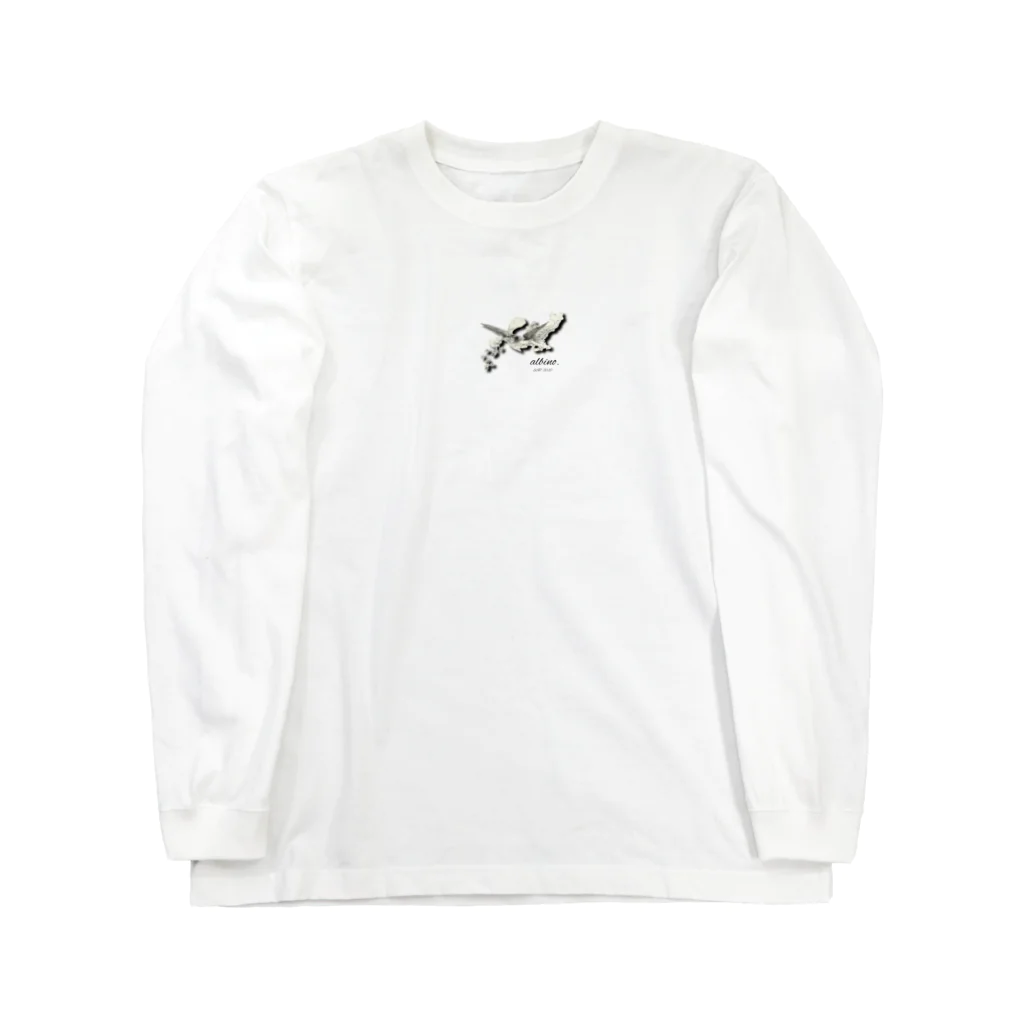 【 ALBINO. 】　Online Store！！のalbino. White Line. ロングスリーブTシャツ