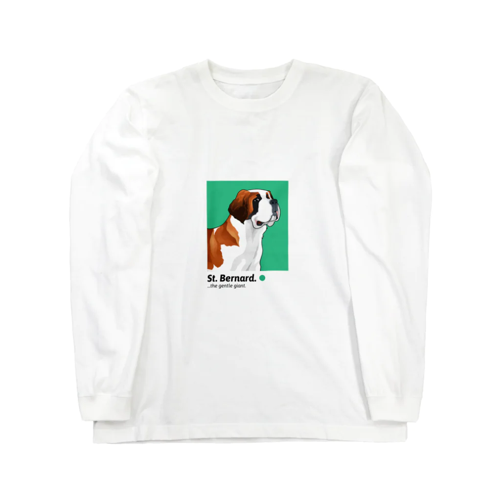 東京奮起させるのセント・バーナード St. Bernard ロングスリーブTシャツ