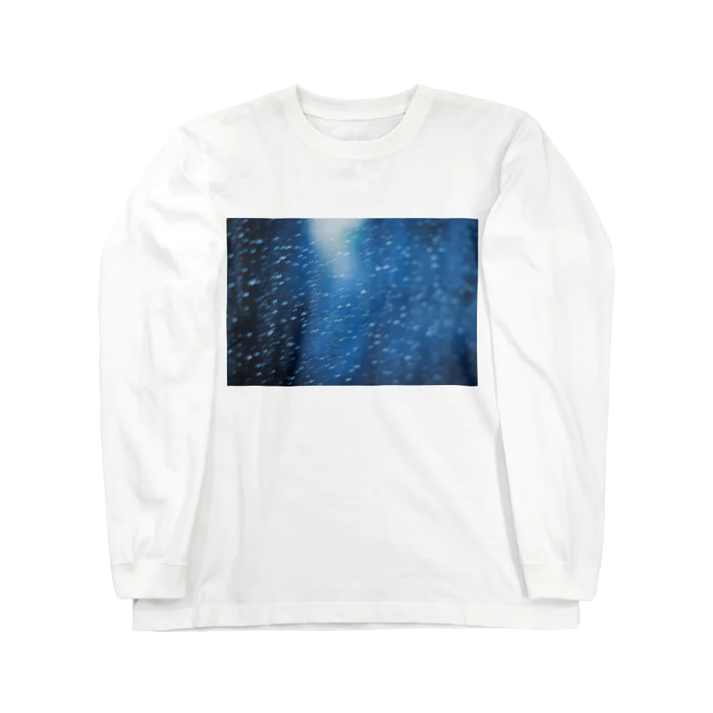 nakagawa のwater drops  ロングスリーブTシャツ