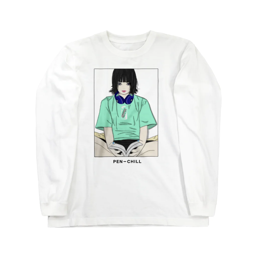 PEN-CHILL.storeのサイダーガール Long Sleeve T-Shirt