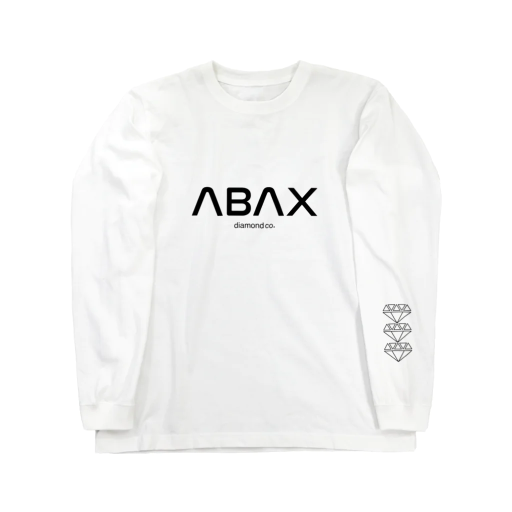 ABAX DIAMOND co.のABAX DIAMOND co.　ロンT space logo Long Sleeve T-Shirt