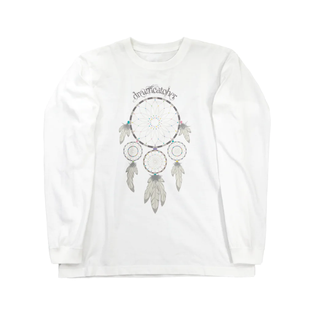 GubbishのDreamcatcher（淡色ボディ用） ロングスリーブTシャツ