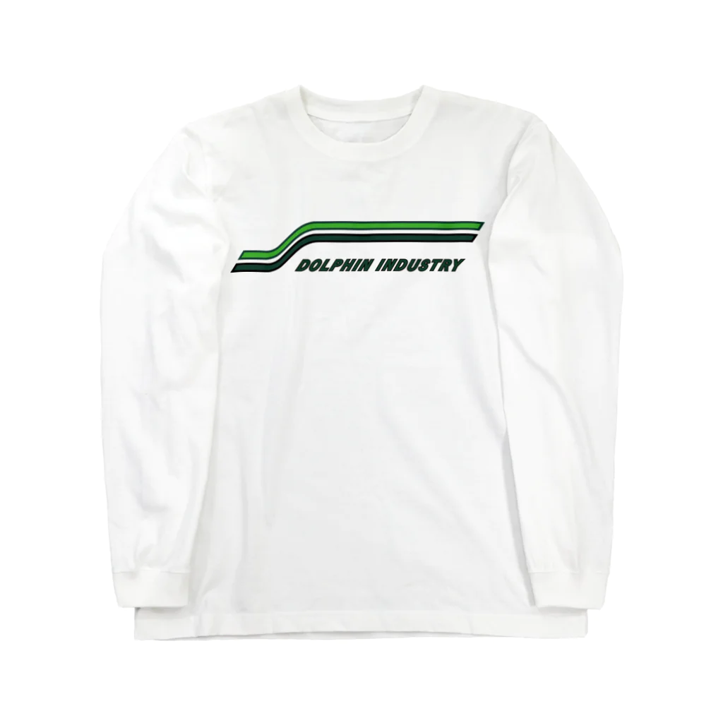 ドルフィンインダストリー&ストックヤード　Official storeのモーターサイクルLINE Tシャツ ロングスリーブTシャツ
