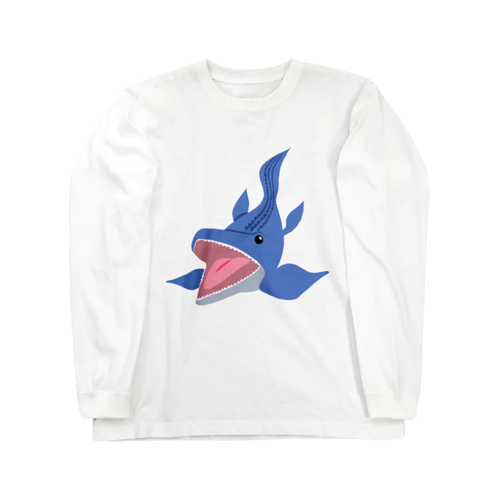 ぱくちのお店のモササウルス Long Sleeve T-Shirt