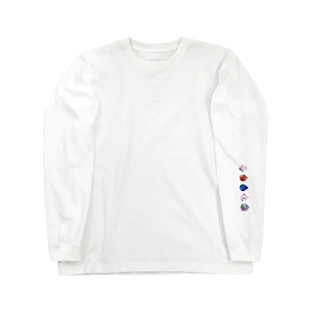 HARI-玻璃-のfika(ん)drip Long Sleeve T-Shirt