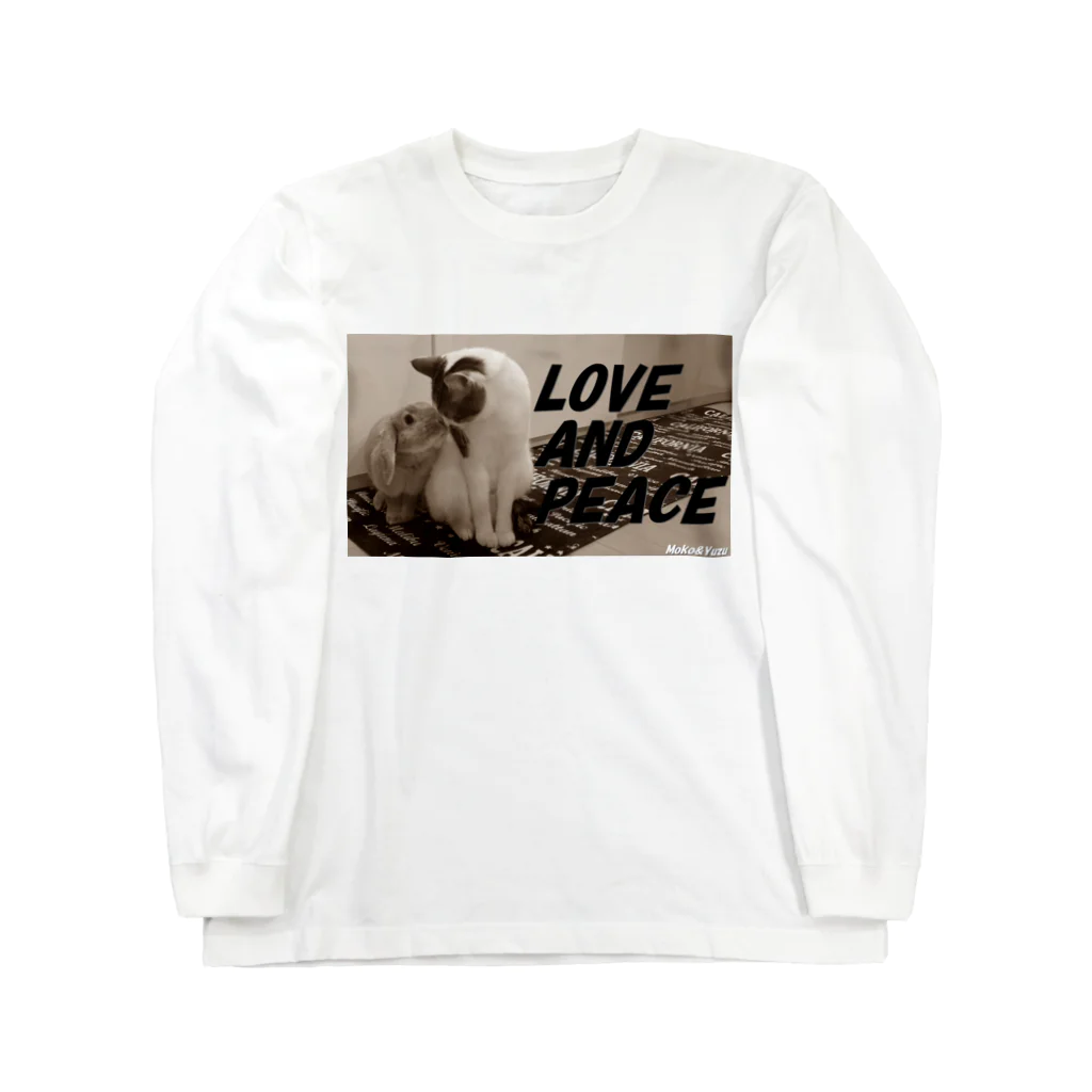 モコ＆ゆず Creator FactoryのLOVE AND PEACE　クラッシックVer Long Sleeve T-Shirt