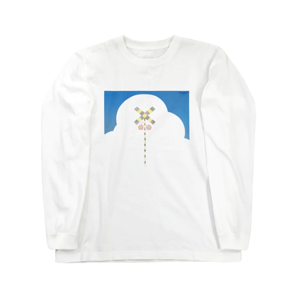 はるまき くじらのあの夏と踏み切り Long Sleeve T-Shirt