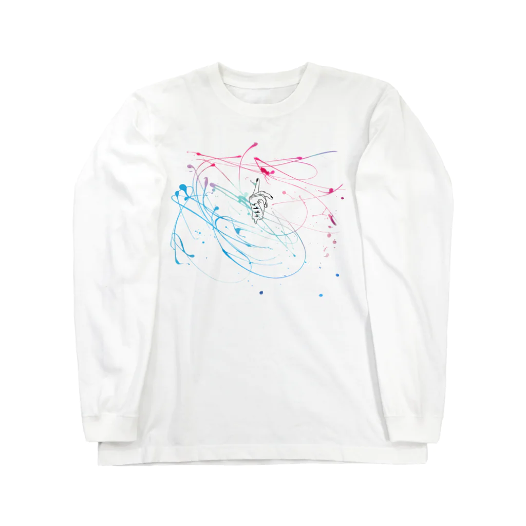 SHHS【ｼｨｽﾞ】　オモイデ欄からカテゴリ別に探せます。のSPLASH Long Sleeve T-Shirt