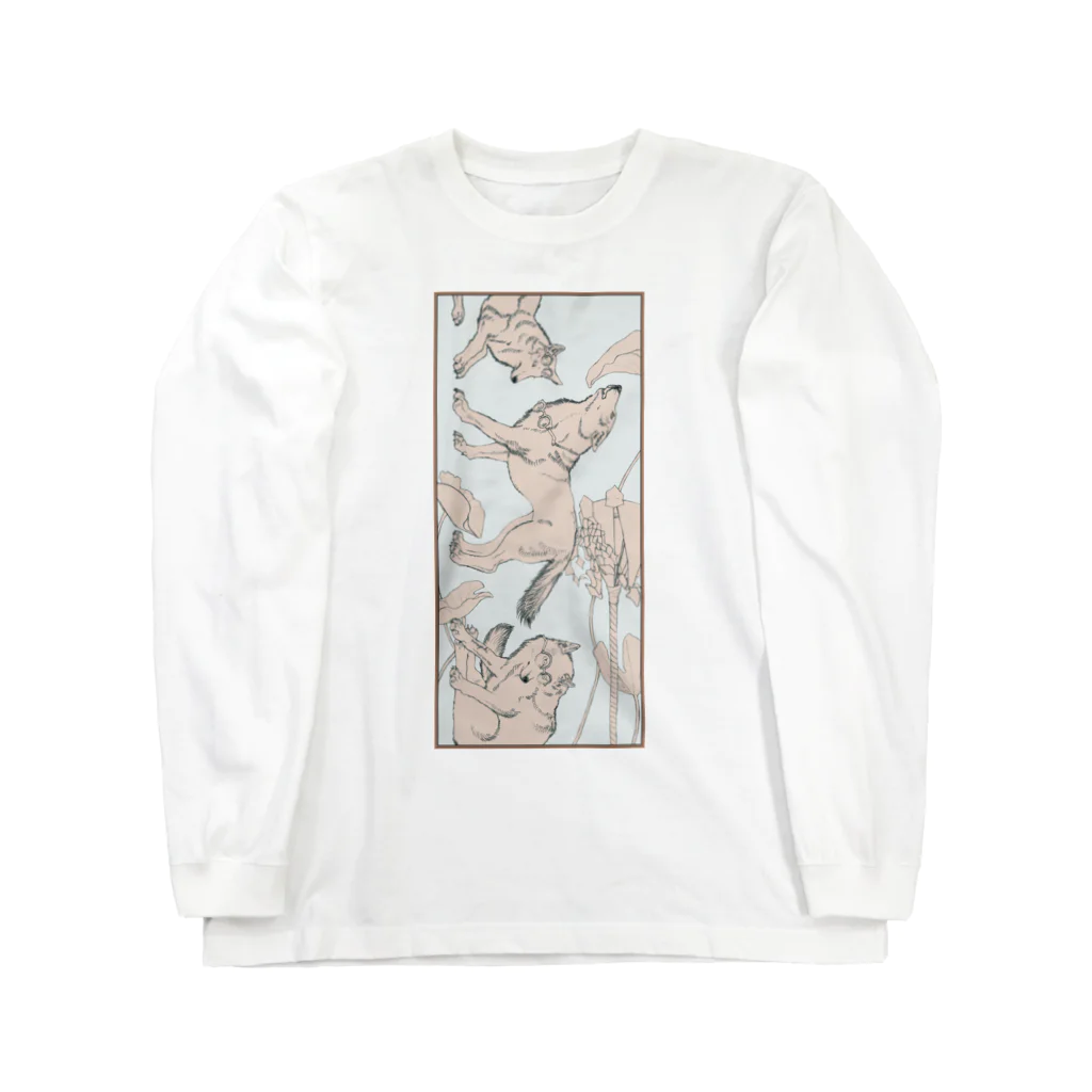 made blueの白盆 White August Long Sleeve T-Shirt