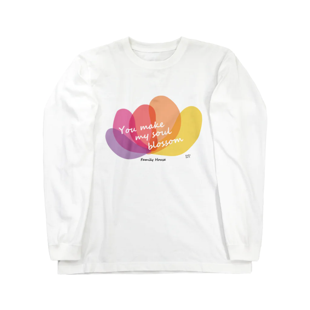 CoCoCotのファミリーハウス＜チャリティ＞花 Long Sleeve T-Shirt