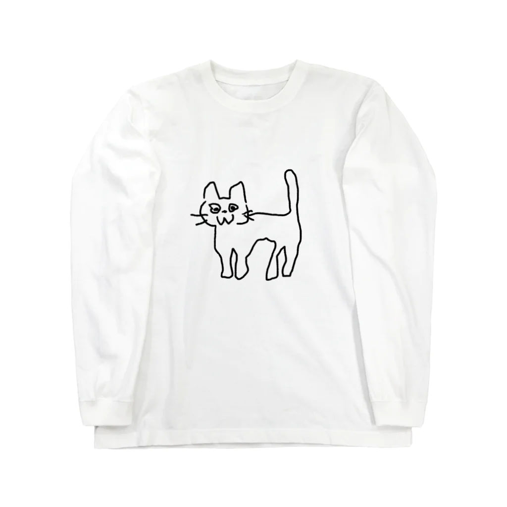 ざいのヘロヘロな猫 Long Sleeve T-Shirt