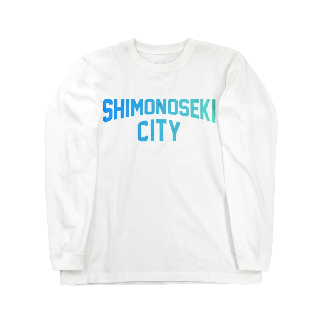 JIMOTO Wear Local Japanの下関市 SHIMONOSEKI CITY Long Sleeve T-Shirt