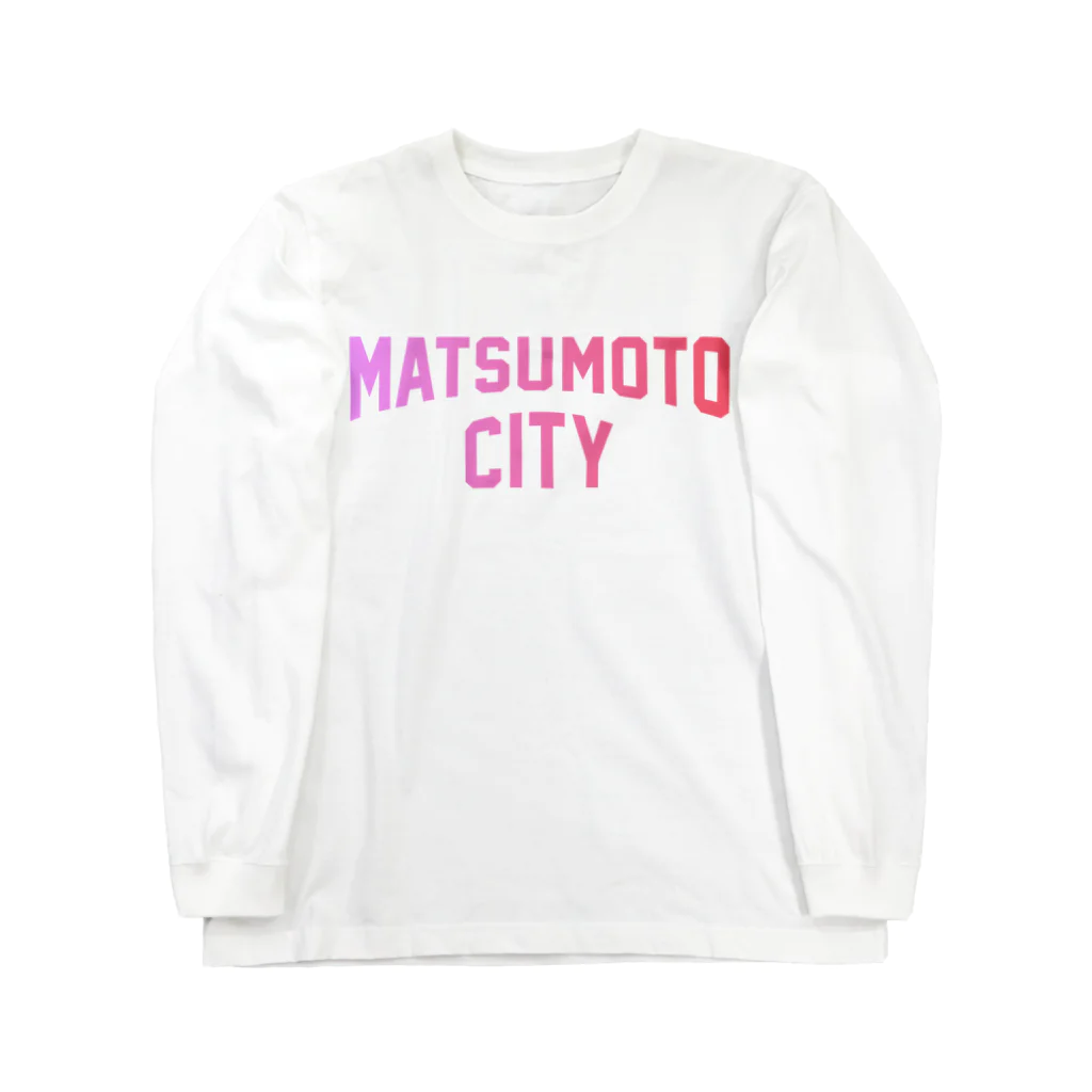 JIMOTO Wear Local Japanの松本市 MATSUMOTO CITY ロングスリーブTシャツ