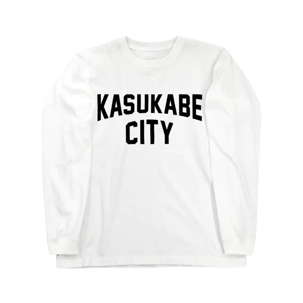 JIMOTOE Wear Local Japanの春日部市 KASUKABE CITY ロングスリーブTシャツ