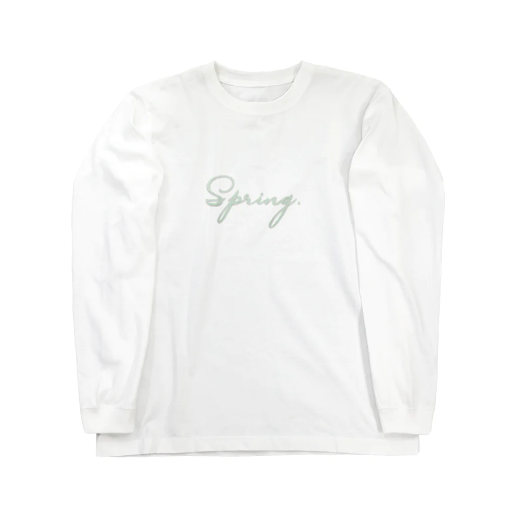 spring.のSpring. Long Sleeve T-Shirt