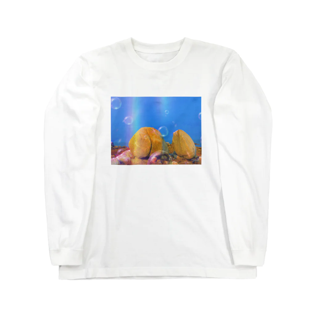 kunisakiokosunjarのおしり岩 Long Sleeve T-Shirt